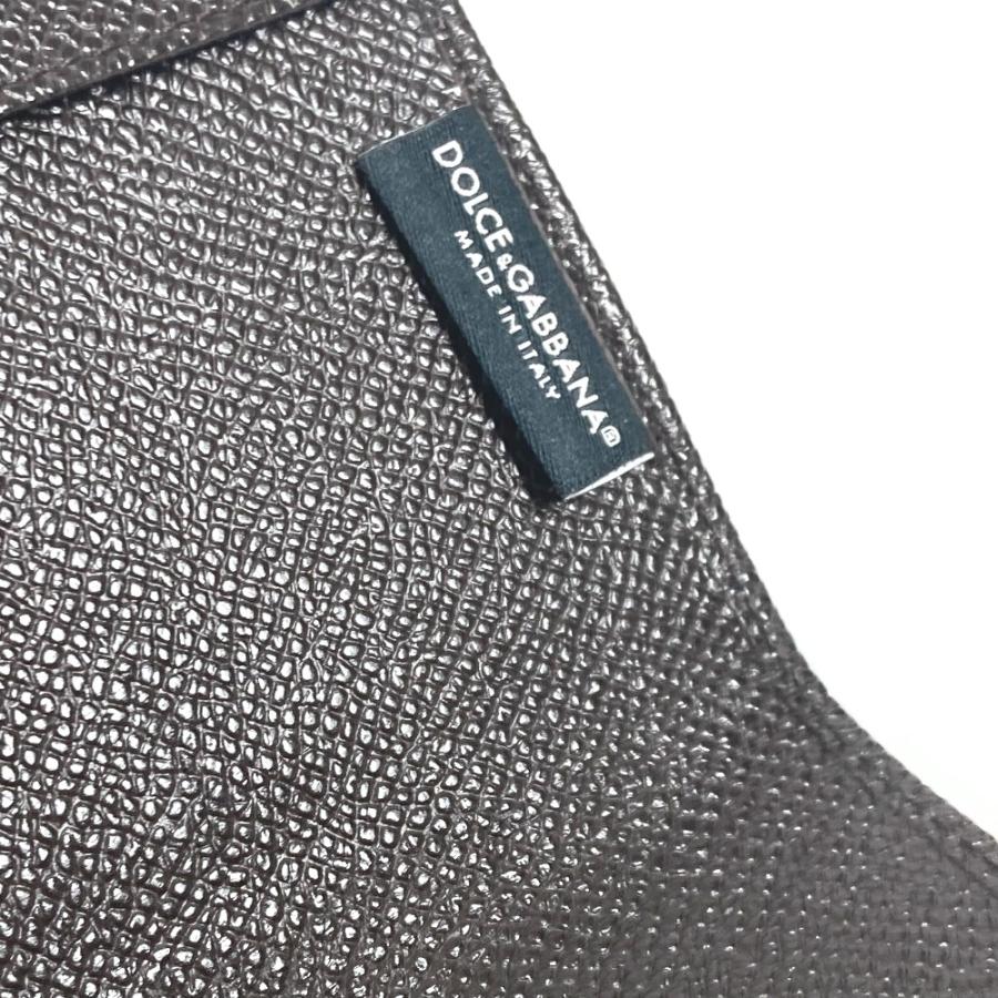 未使用 DOLCE&GABBANA ドルガバ ロゴ 2つ折り パスポートカバー ステーショナリー パスポートケース ブラウン ユニセックス【中古】 |  | 07