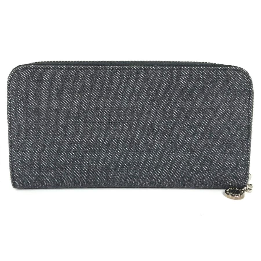 BVLGARI ブルガリ ブルガリブルガリ ロゴ ロングウォレット ラウンドファスナー 長財布 ブルー ユニセックス【中古】 | BVLGARI | 01