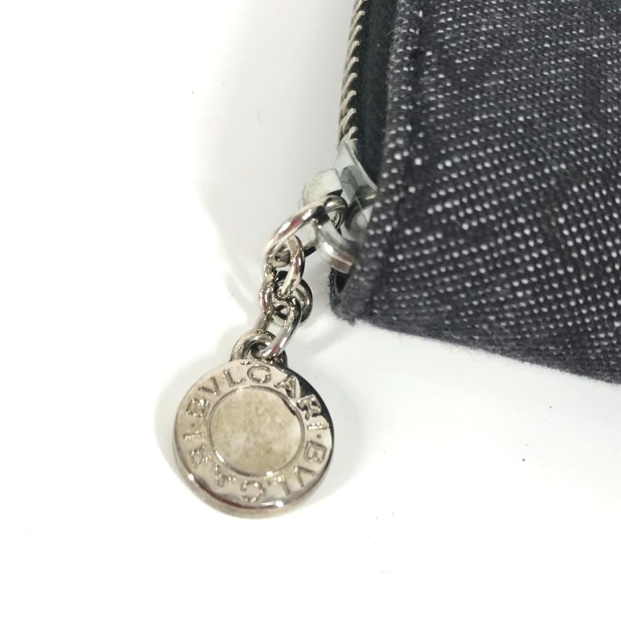 BVLGARI ブルガリ ブルガリブルガリ ロゴ ロングウォレット ラウンドファスナー 長財布 ブルー ユニセックス【中古】 | BVLGARI | 04