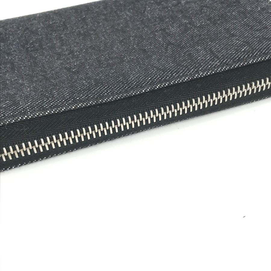 BVLGARI ブルガリ ブルガリブルガリ ロゴ ロングウォレット ラウンドファスナー 長財布 ブルー ユニセックス【中古】 | BVLGARI | 06