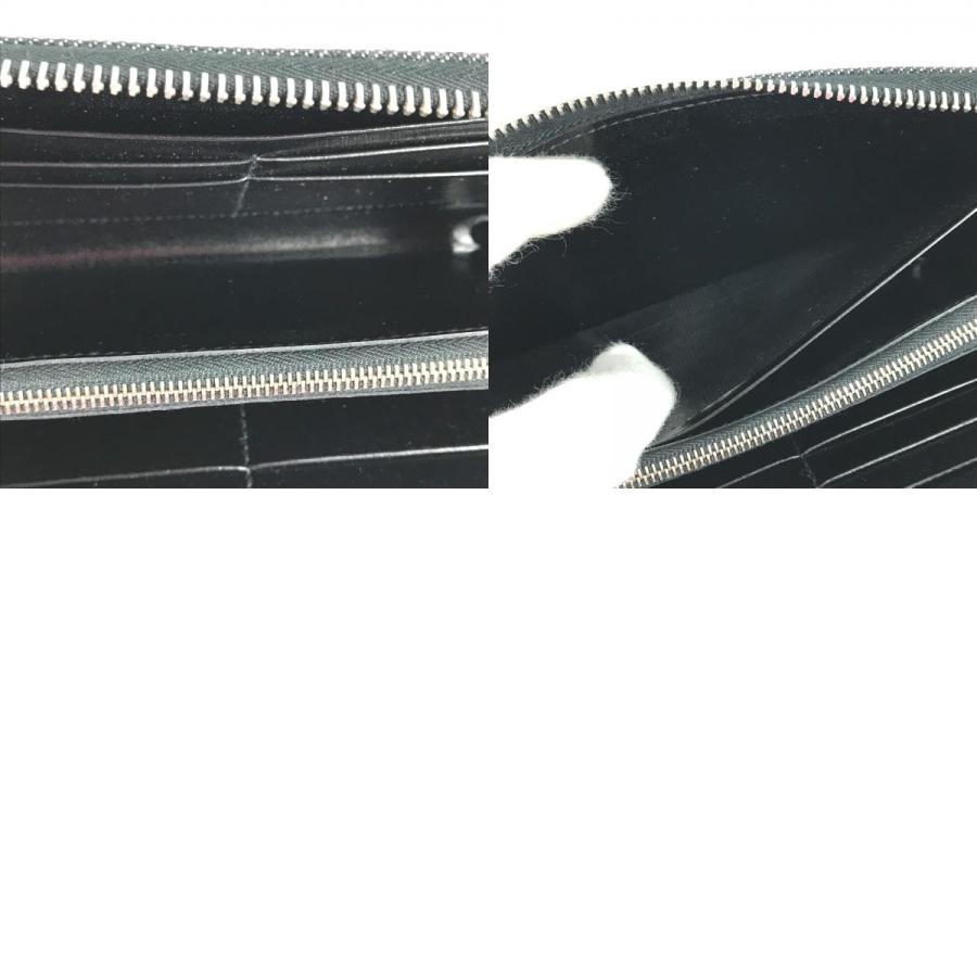 BVLGARI ブルガリ ブルガリブルガリ ロゴ ロングウォレット ラウンドファスナー 長財布 ブルー ユニセックス【中古】 | BVLGARI | 09