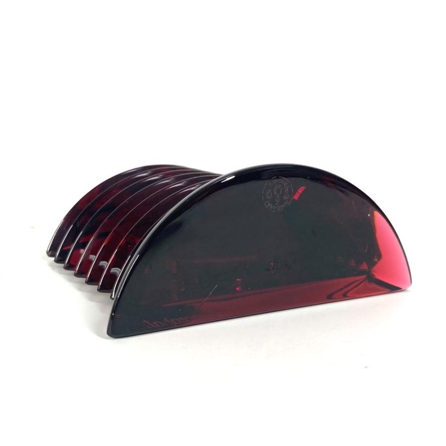 美品 Baccarat バカラ ラランド クロック ウォッチ インテリア 置時計 レッド レディース【中古】 | バカラ | 03