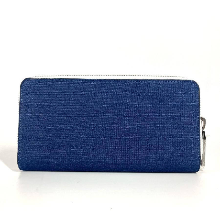 未使用 Christian Louboutin クリスチャンルブタン 1235496 ロゴ ラウンドファスナー ロングウォレット 長財布 ブルー レディース【中古】 | Christian Louboutin | 01