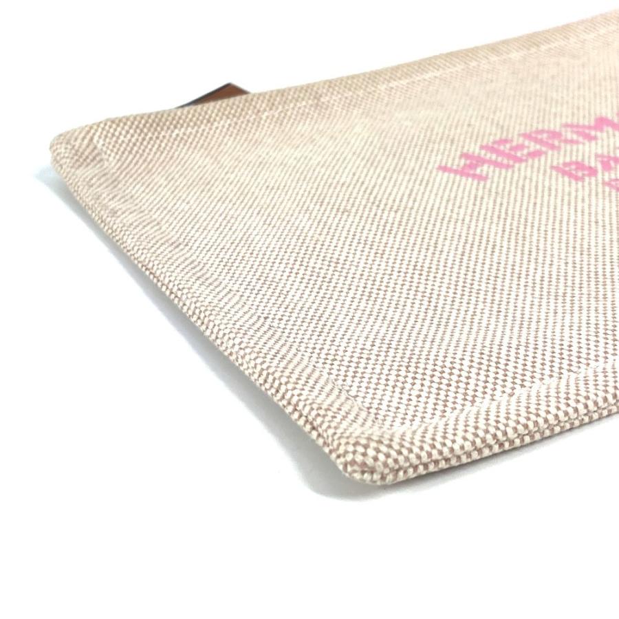 HERMES エルメス ヨッティングPM メイクポーチ カバン クラッチバッグ マルチポーチ  ロゴ ポーチ ピンク レディース【中古】 | HERMES | 04