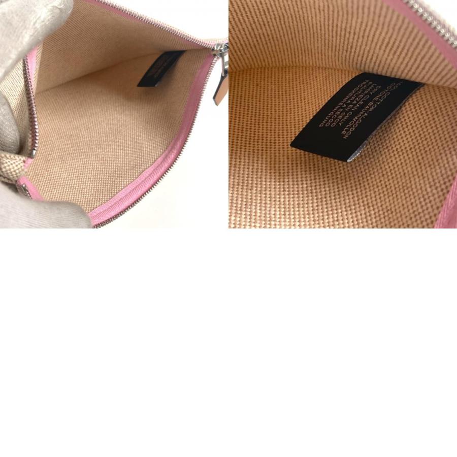 HERMES エルメス ヨッティングPM メイクポーチ カバン クラッチバッグ マルチポーチ  ロゴ ポーチ ピンク レディース【中古】 | HERMES | 09