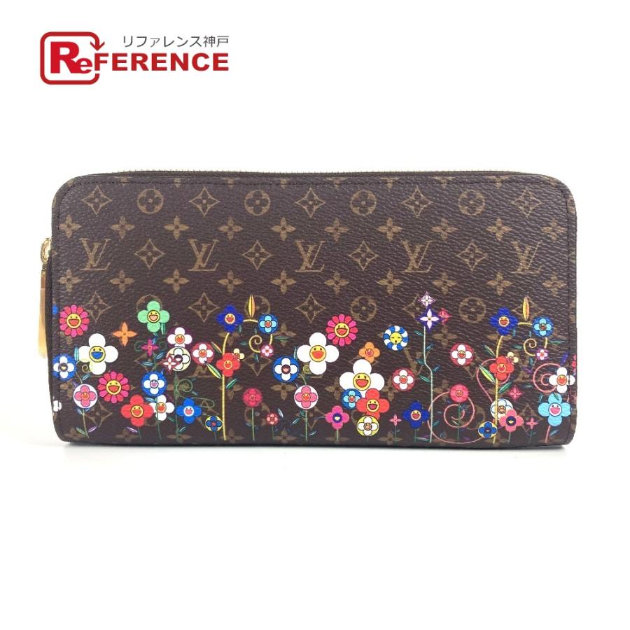 未使用 LOUIS VUITTON ルイヴィトン ジッピーウォレット モノグラム 村上隆 ラウンドファスナー 日本限定 LV × TM 長財布 Ｍ14162【中古】 | LOUIS VUITTON