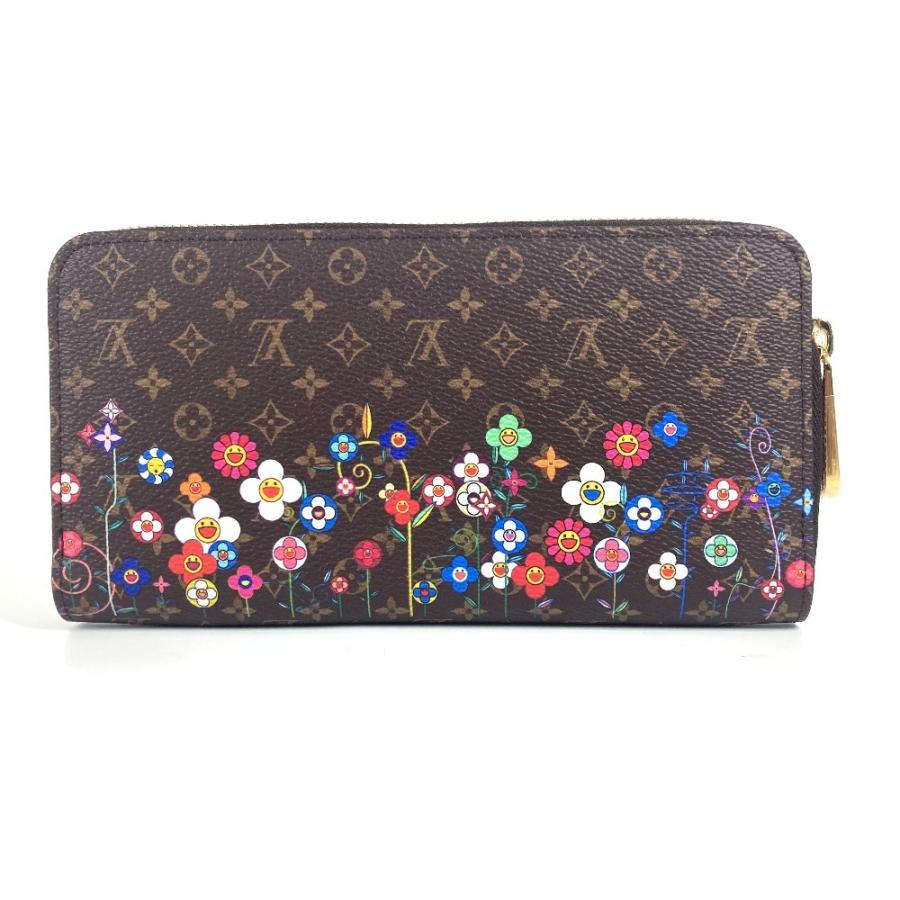 未使用 LOUIS VUITTON ルイヴィトン ジッピーウォレット モノグラム 村上隆 ラウンドファスナー 日本限定 LV × TM 長財布 Ｍ14162【中古】 | LOUIS VUITTON | 01