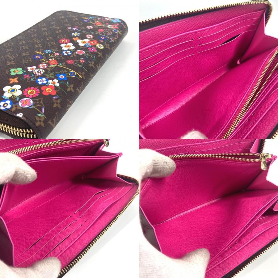 未使用 LOUIS VUITTON ルイヴィトン ジッピーウォレット モノグラム 村上隆 ラウンドファスナー 日本限定 LV × TM 長財布 Ｍ14162【中古】 | LOUIS VUITTON | 08