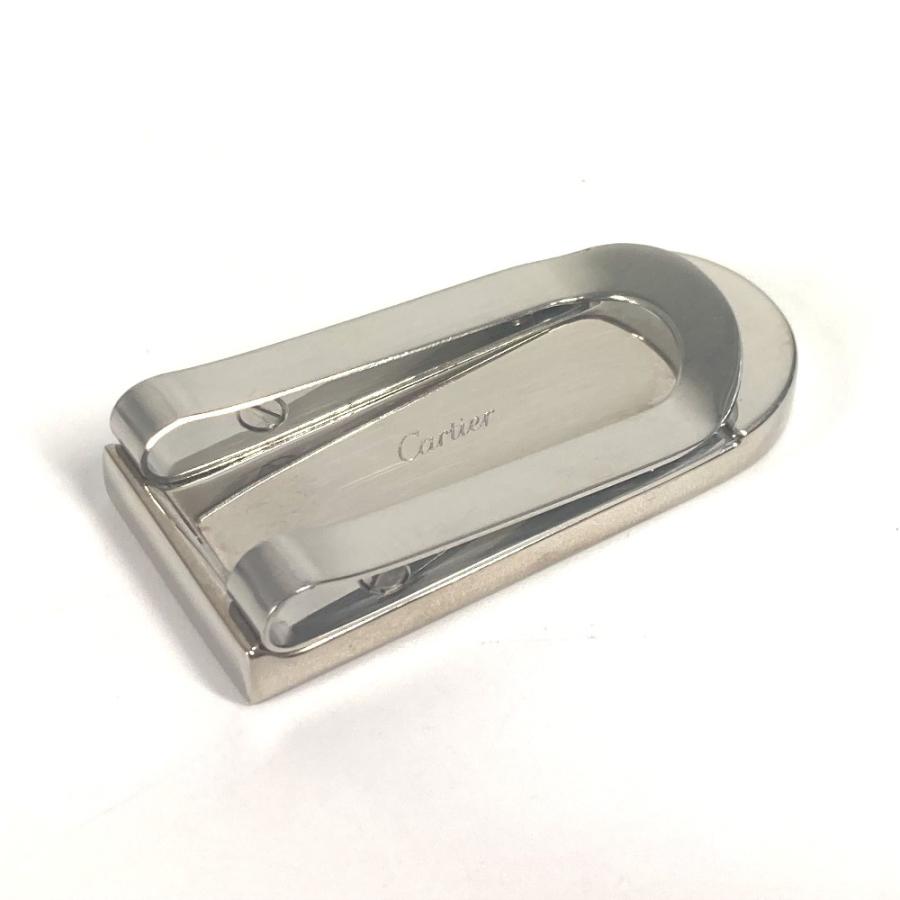 CARTIER カルティエ ロゴ 財布 マネークリップ ブラック ユニセックス【中古】 | Cartier | 06