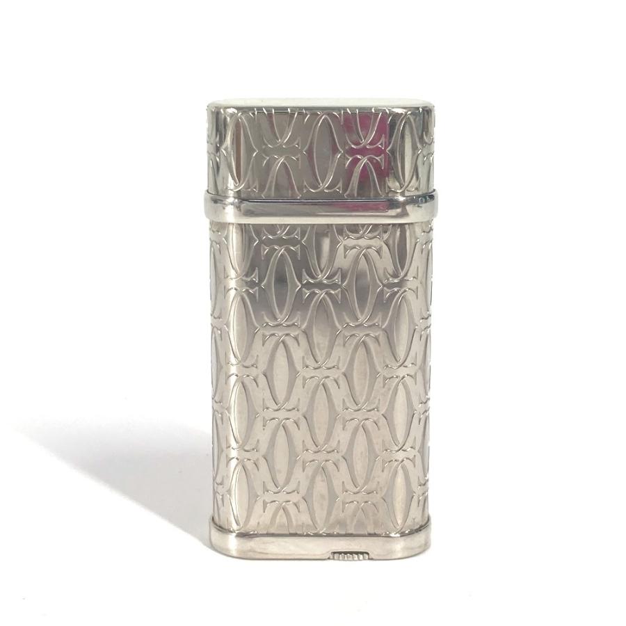 CARTIER カルティエ C ドゥ カルティエ デコール パラジウム ローラ ライター ロゴ ライター シルバー ユニセックス【中古】 | Cartier | 01
