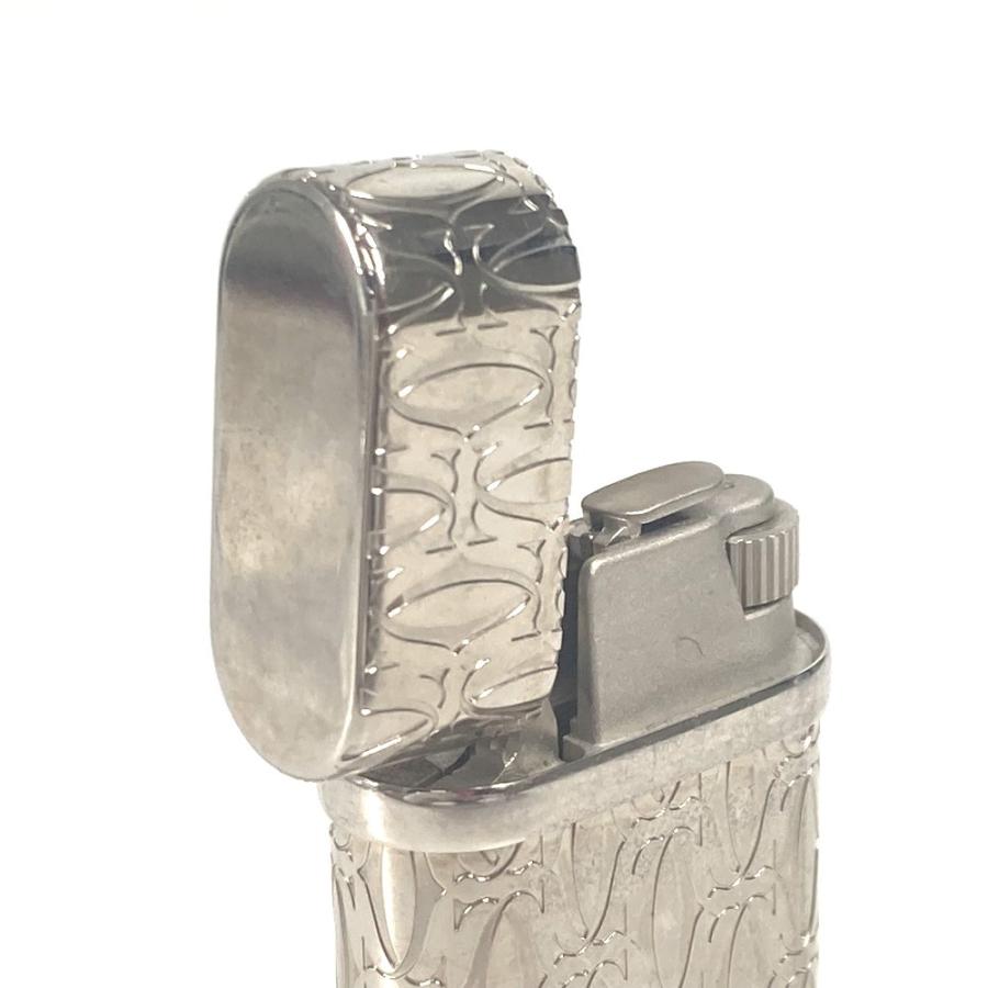 CARTIER カルティエ C ドゥ カルティエ デコール パラジウム ローラ ライター ロゴ ライター シルバー ユニセックス【中古】 | Cartier | 08