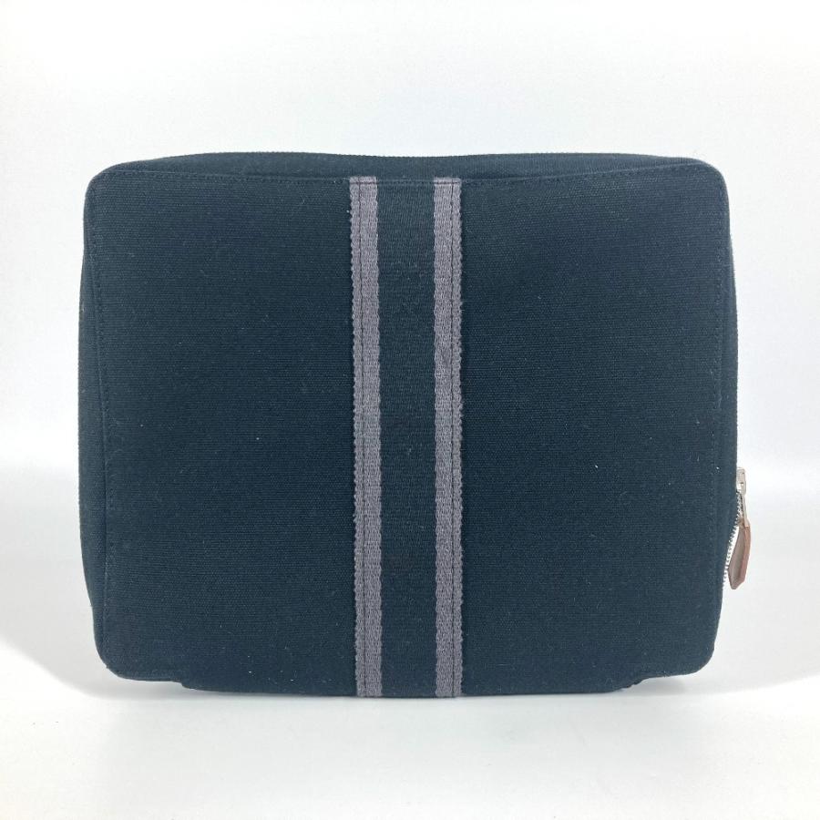 HERMES エルメス フールトゥ マルチポーチ メイクポーチ ジュエリーケース ポーチ ブラック ユニセックス【中古】 | HERMES | 01