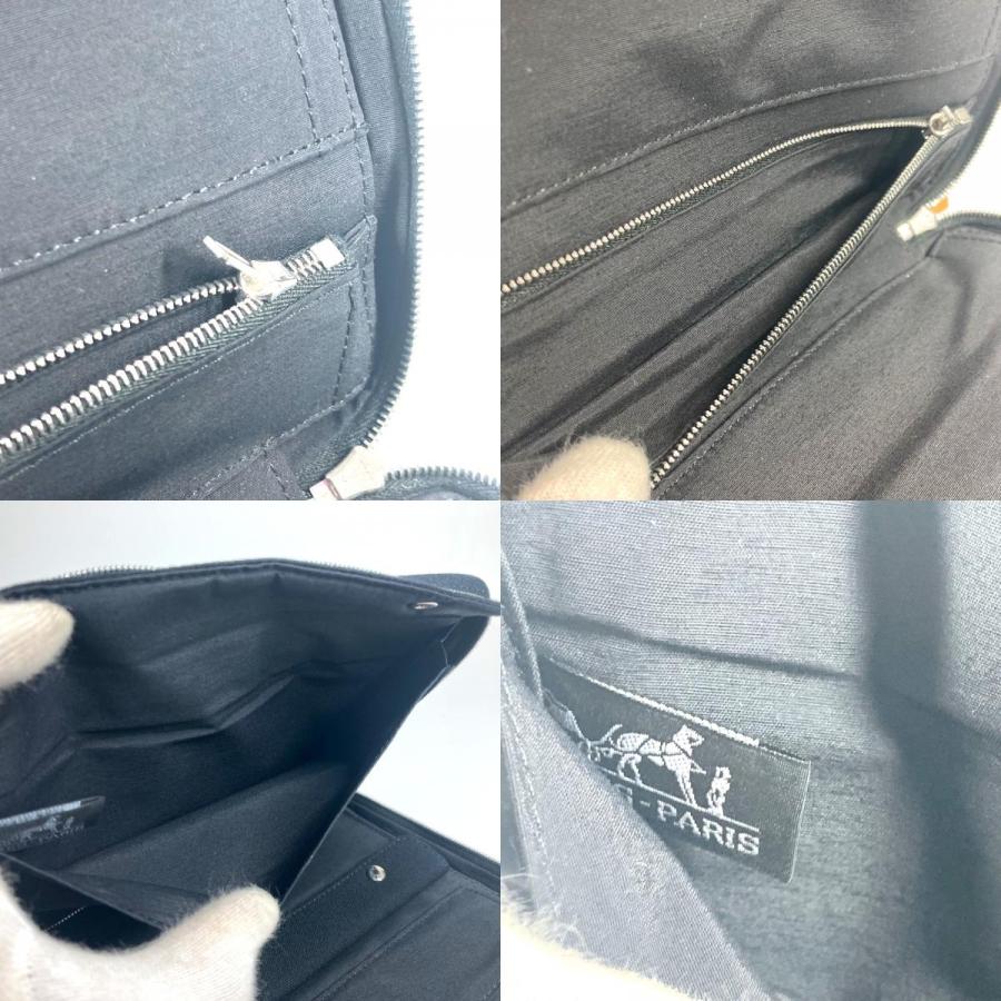 HERMES エルメス フールトゥ マルチポーチ メイクポーチ ジュエリーケース ポーチ ブラック ユニセックス【中古】 | HERMES | 08