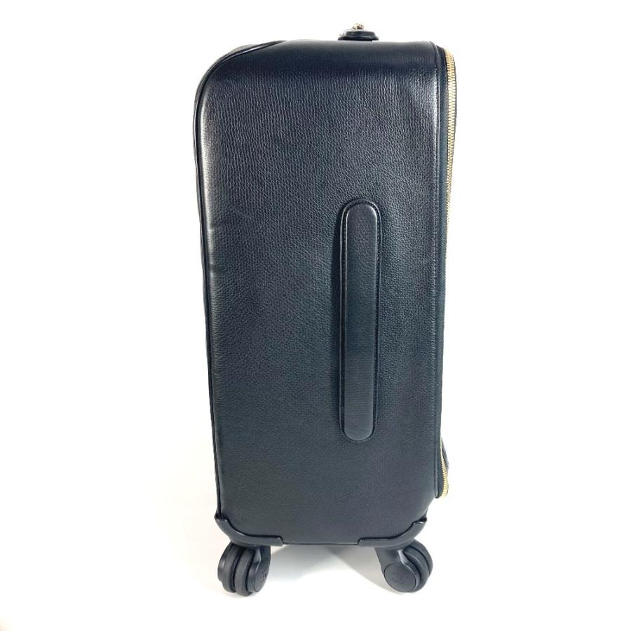 CHANEL シャネル CC ロゴ ココマーク スーツケース 4輪 旅行バッグ チェーン マトラッセ キルティング  キャリーバッグ ブラック 【中古】 | CHANEL | 03