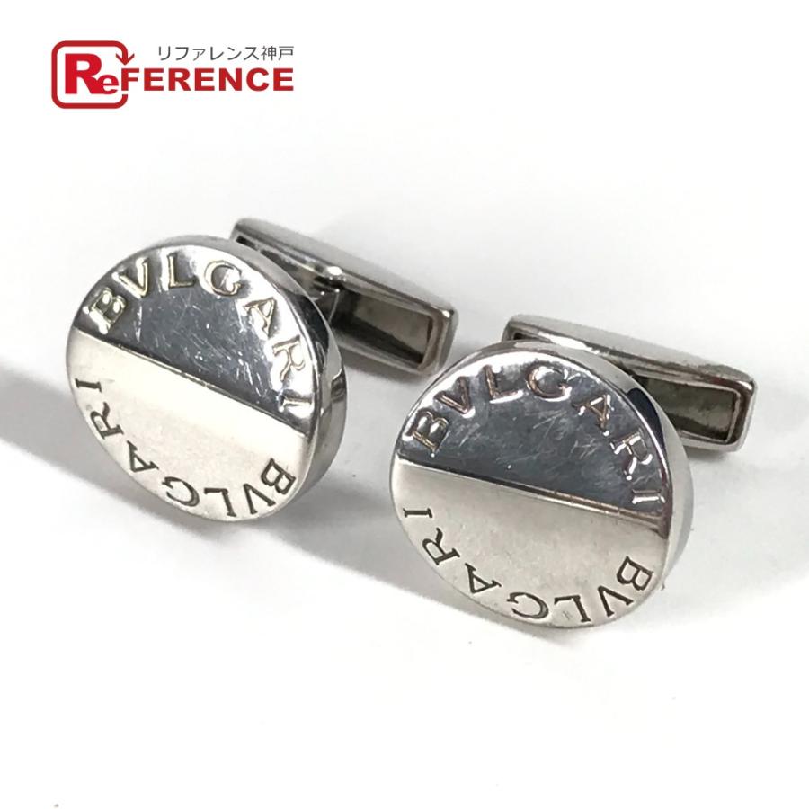 BVLGARI ブルガリ ロゴ アクセサリー カフス シルバー メンズ【中古】 | BVLGARI