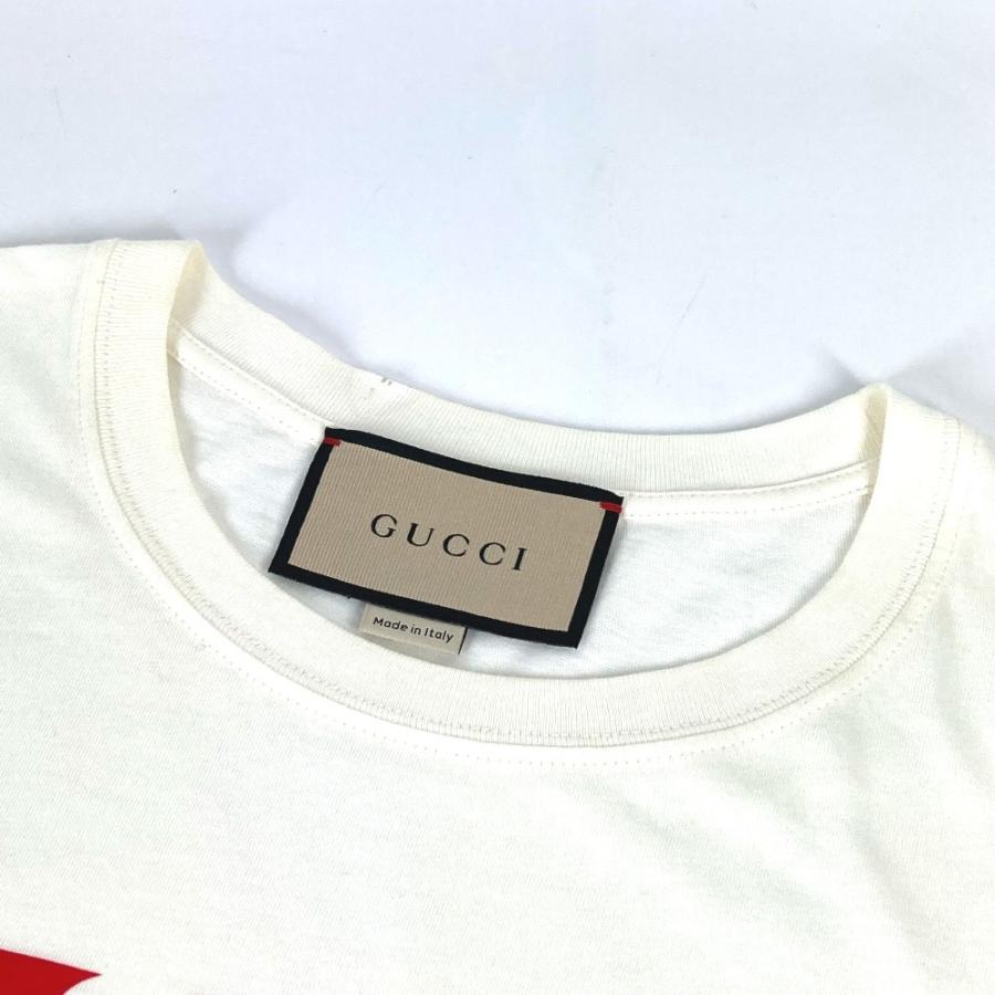 GUCCI グッチ 615044 ばなにゃ キャラクター アパレル 半袖 トップス 半袖Ｔシャツ ホワイト メンズ【中古】 | GUCCI | 03