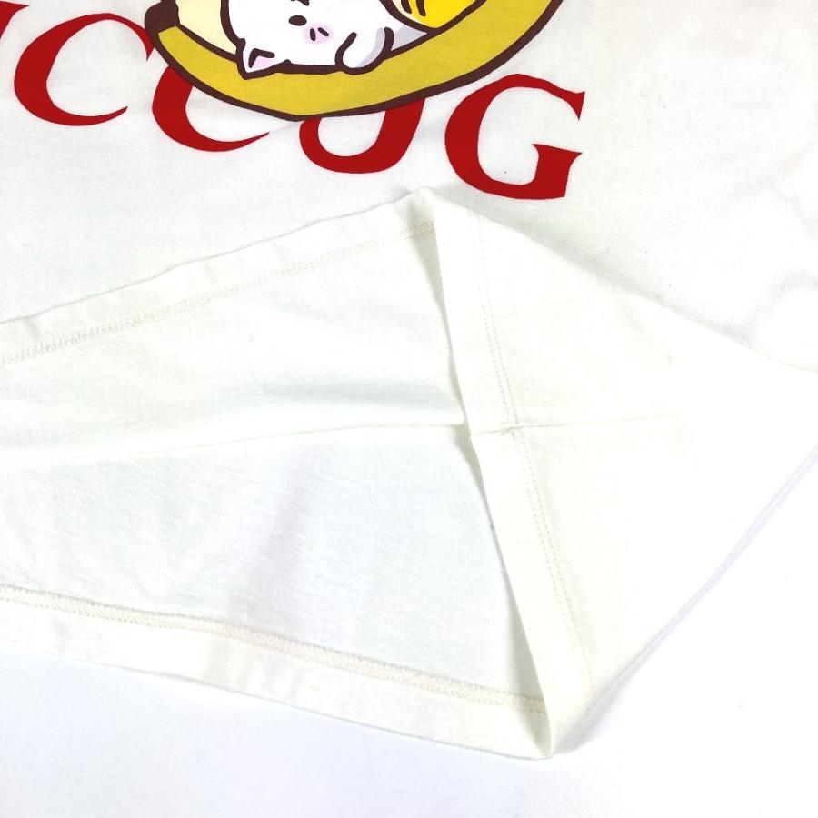 GUCCI グッチ 615044 ばなにゃ キャラクター アパレル 半袖 トップス 半袖Ｔシャツ ホワイト メンズ【中古】 | GUCCI | 07