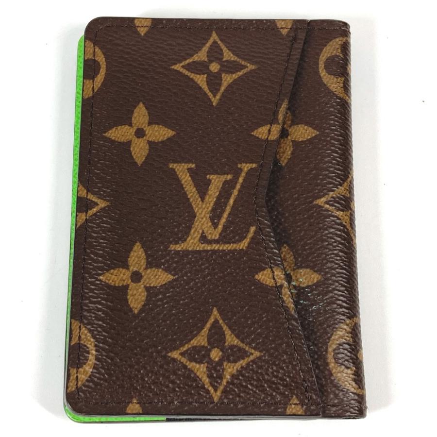 LOUIS VUITTON ルイヴィトン M80154 オーガナイザードゥポッシュ 名刺入れ パスケース LVフレンズ モノグラムパッチ カードケース【中古】 | LOUIS VUITTON | 01