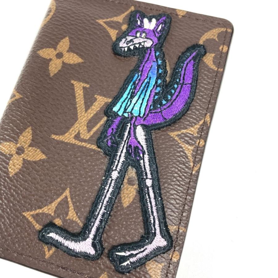 LOUIS VUITTON ルイヴィトン M80154 オーガナイザードゥポッシュ 名刺入れ パスケース LVフレンズ モノグラムパッチ カードケース【中古】 | LOUIS VUITTON | 06