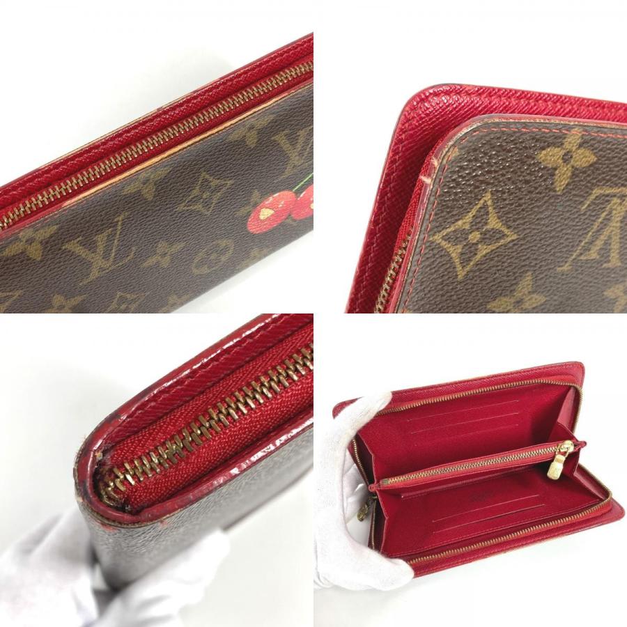 LOUIS VUITTON ルイヴィトン M95006 ポルト モネ ジップ ロングウォレット ラウンドファスナー モノグラムチェリー 村上隆 長財布【中古】 | LOUIS VUITTON | 07