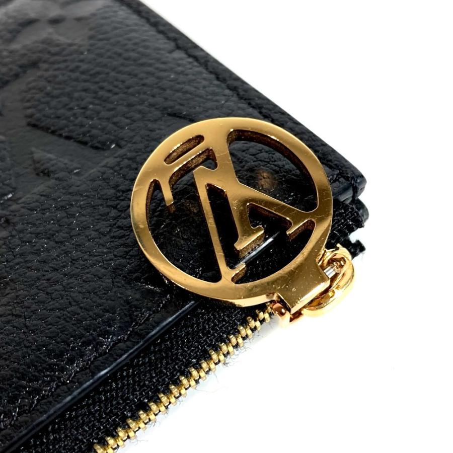 美品 LOUIS VUITTON ルイヴィトン M81883 カードケース ポルトカルトロミー 財布  モノグラムアンプラント コインケース ブラック【中古】 | LOUIS VUITTON | 02