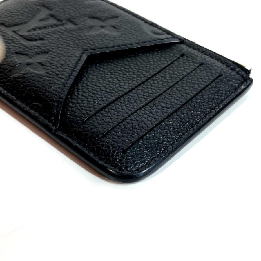美品 LOUIS VUITTON ルイヴィトン M81883 カードケース ポルトカルトロミー 財布  モノグラムアンプラント コインケース ブラック【中古】 | LOUIS VUITTON | 04