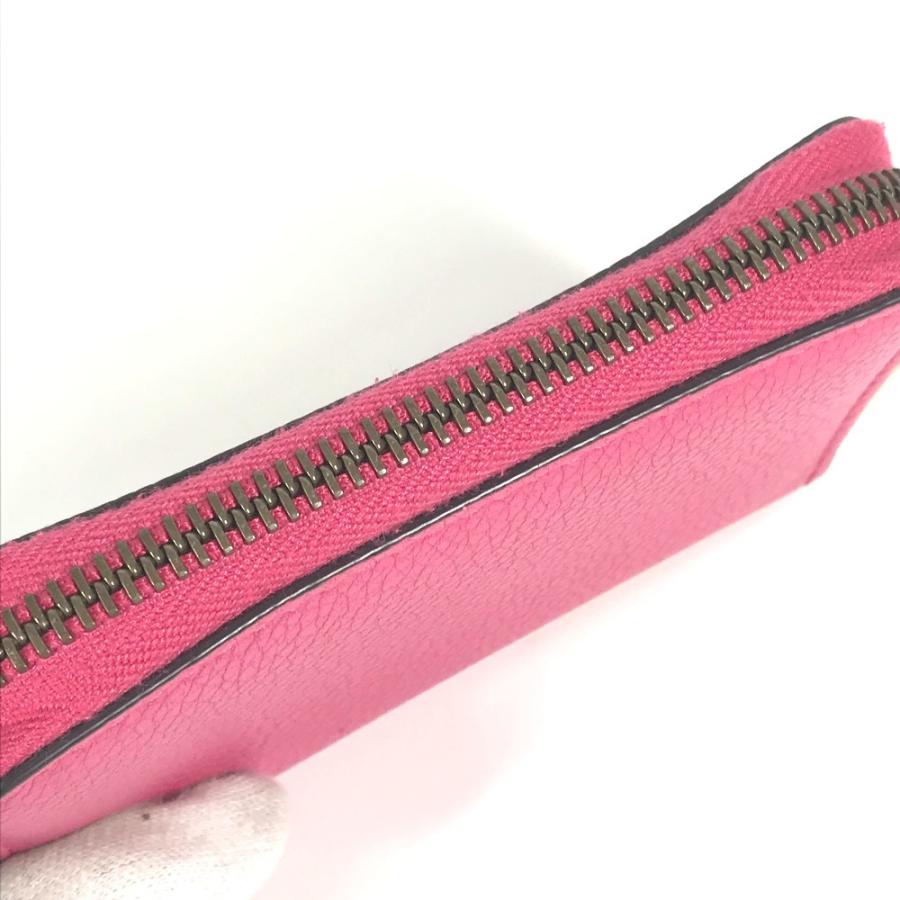 GUCCI グッチ 496319 ロゴ 財布 小銭入れ ラウンドファスナー コインケース ピンク ユニセックス【中古】 | GUCCI | 06