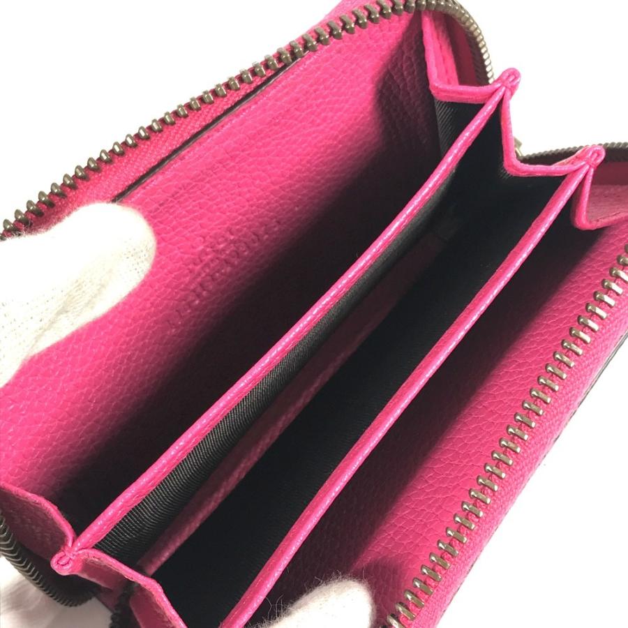 GUCCI グッチ 496319 ロゴ 財布 小銭入れ ラウンドファスナー コインケース ピンク ユニセックス【中古】 | GUCCI | 08