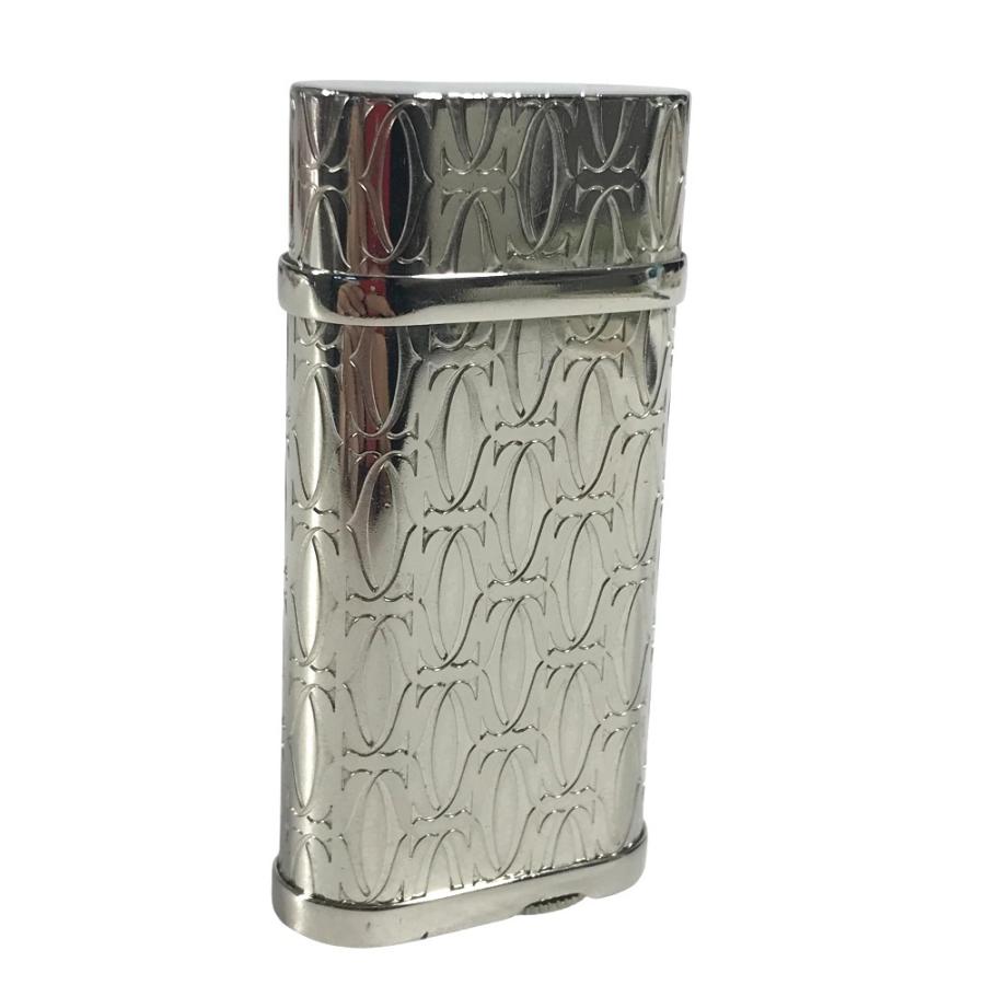 CARTIER カルティエ C ドゥ カルティエ デコール パラジウム ローラ ライター ロゴ ライター シルバー ユニセックス【中古】 | Cartier | 03