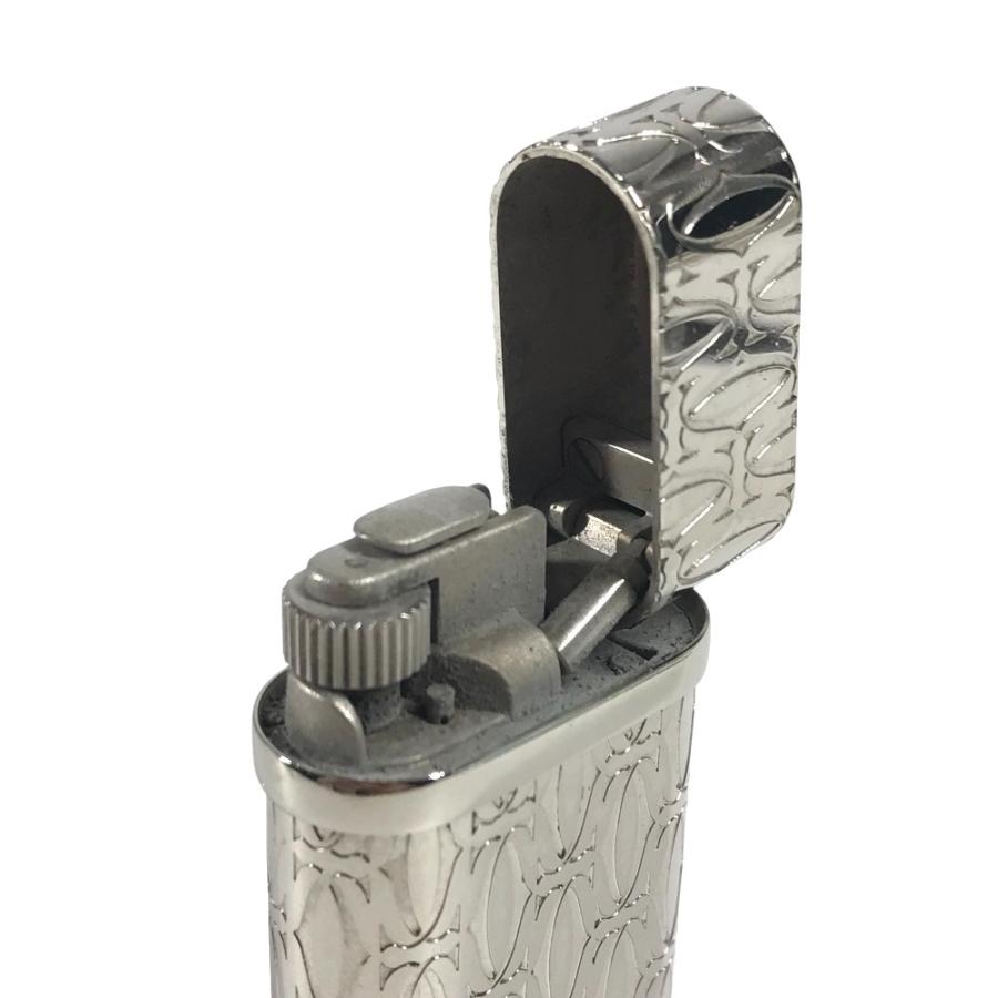 CARTIER カルティエ C ドゥ カルティエ デコール パラジウム ローラ ライター ロゴ ライター シルバー ユニセックス【中古】 | Cartier | 08