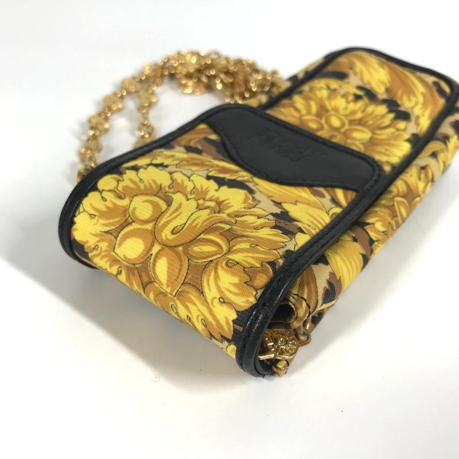 VERSACE ヴェルサーチ レオパード ヒョウ柄 ヒョウ ポーチ ポシェット ヴィンテージ ショルダーバッグ イエロー ユニセックス【中古】 |  | 03