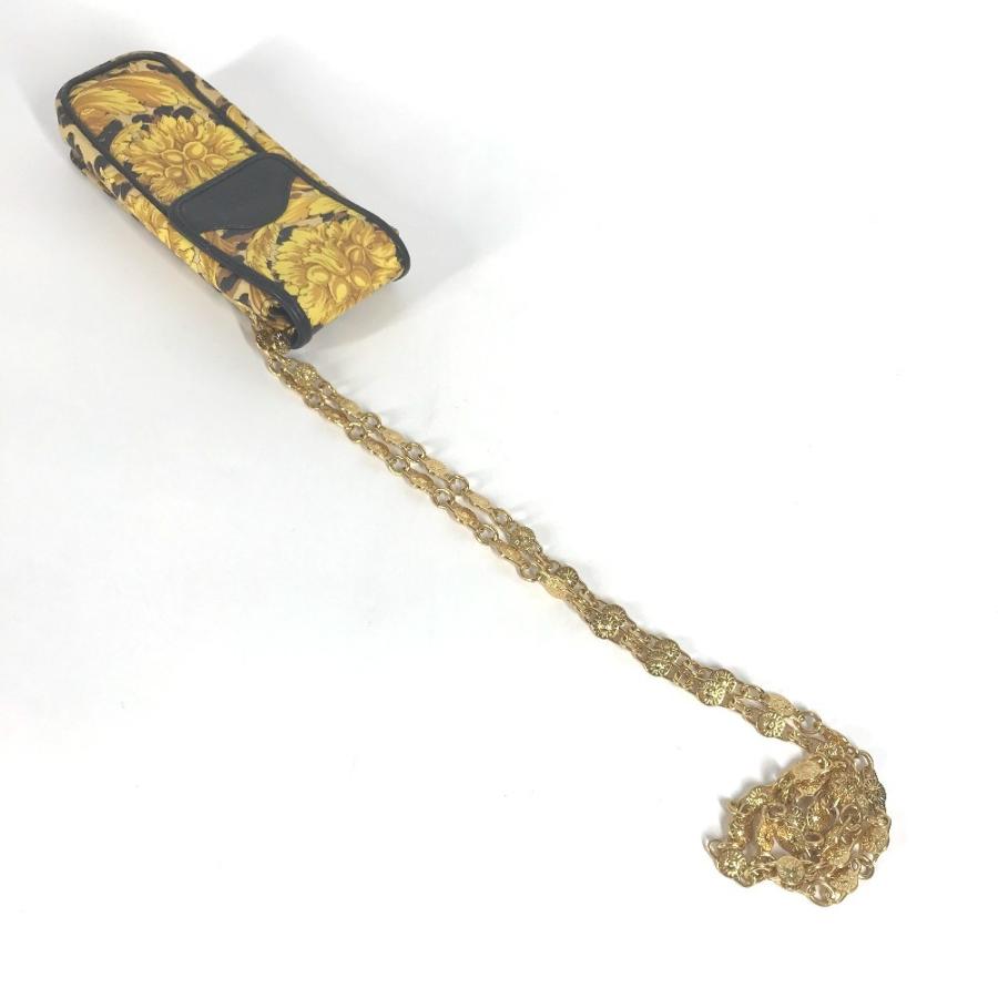 VERSACE ヴェルサーチ レオパード ヒョウ柄 ヒョウ ポーチ ポシェット ヴィンテージ ショルダーバッグ イエロー ユニセックス【中古】 |  | 05