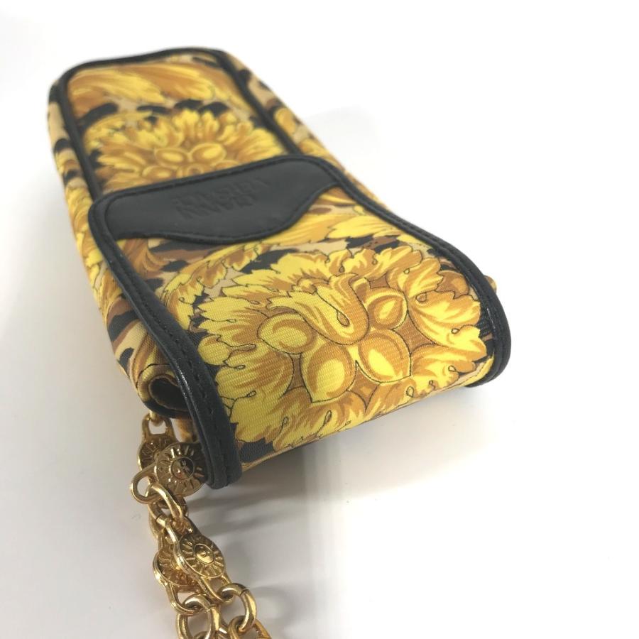 VERSACE ヴェルサーチ レオパード ヒョウ柄 ヒョウ ポーチ ポシェット ヴィンテージ ショルダーバッグ イエロー ユニセックス【中古】 |  | 07