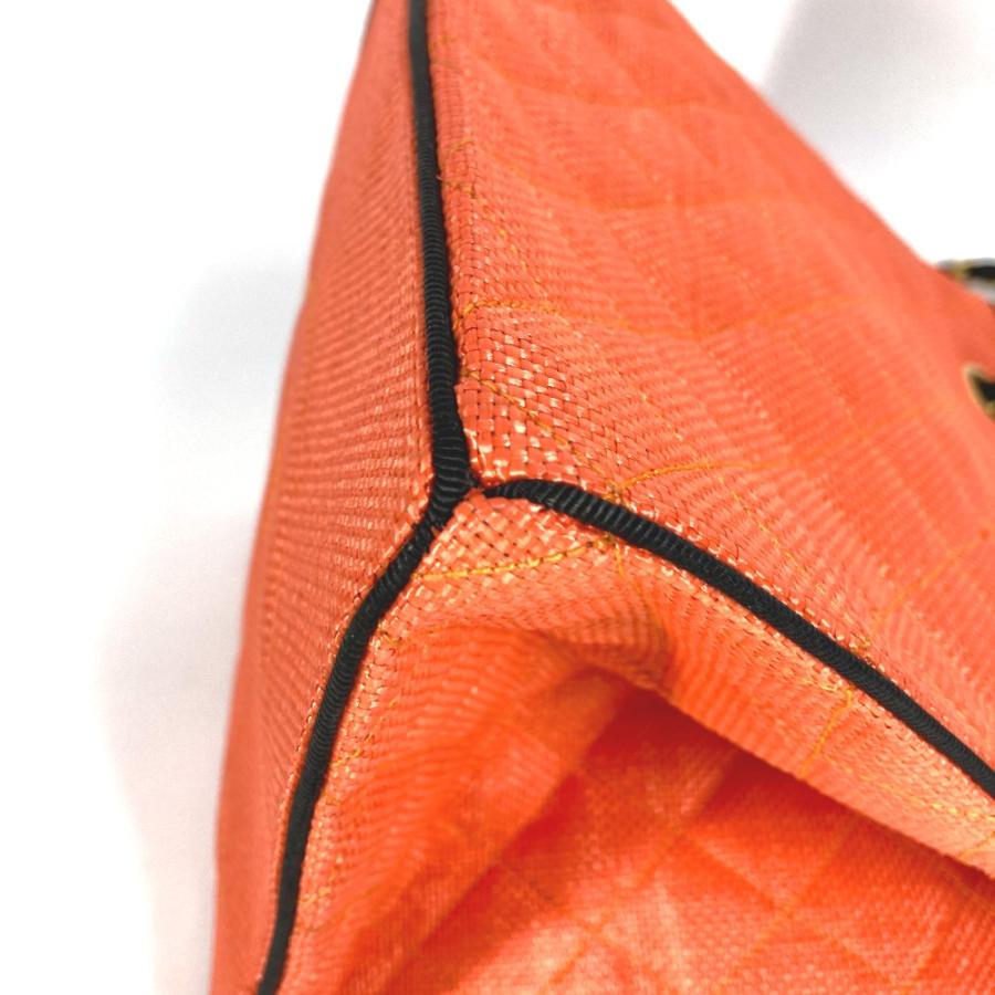 CHANEL シャネル マトラッセ キルティング 肩掛け トートバッグ バイカラー ヴィンテージ ショルダーバッグ オレンジ レディース【中古】 | CHANEL | 07