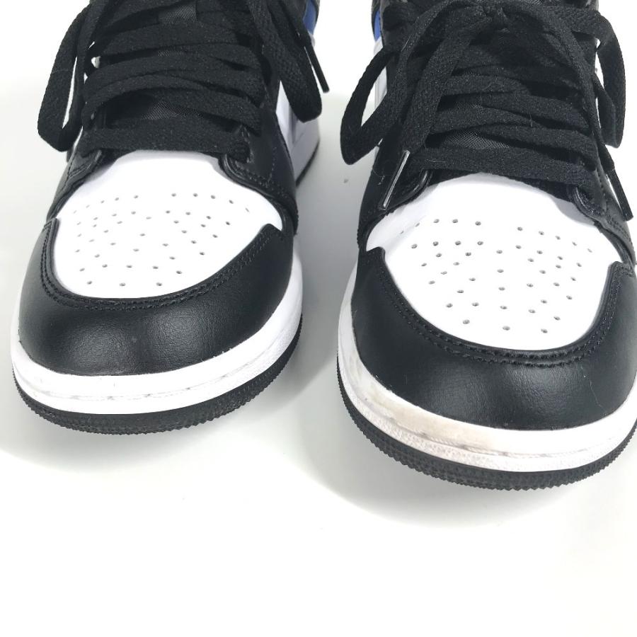 NIKE ナイキ 554724-140 Air Jordan 1 Mid Royal エアジョーダン1 ミッド ロイヤル 靴 シューズ スニーカー ブルー メンズ【中古】 | NIKE | 02