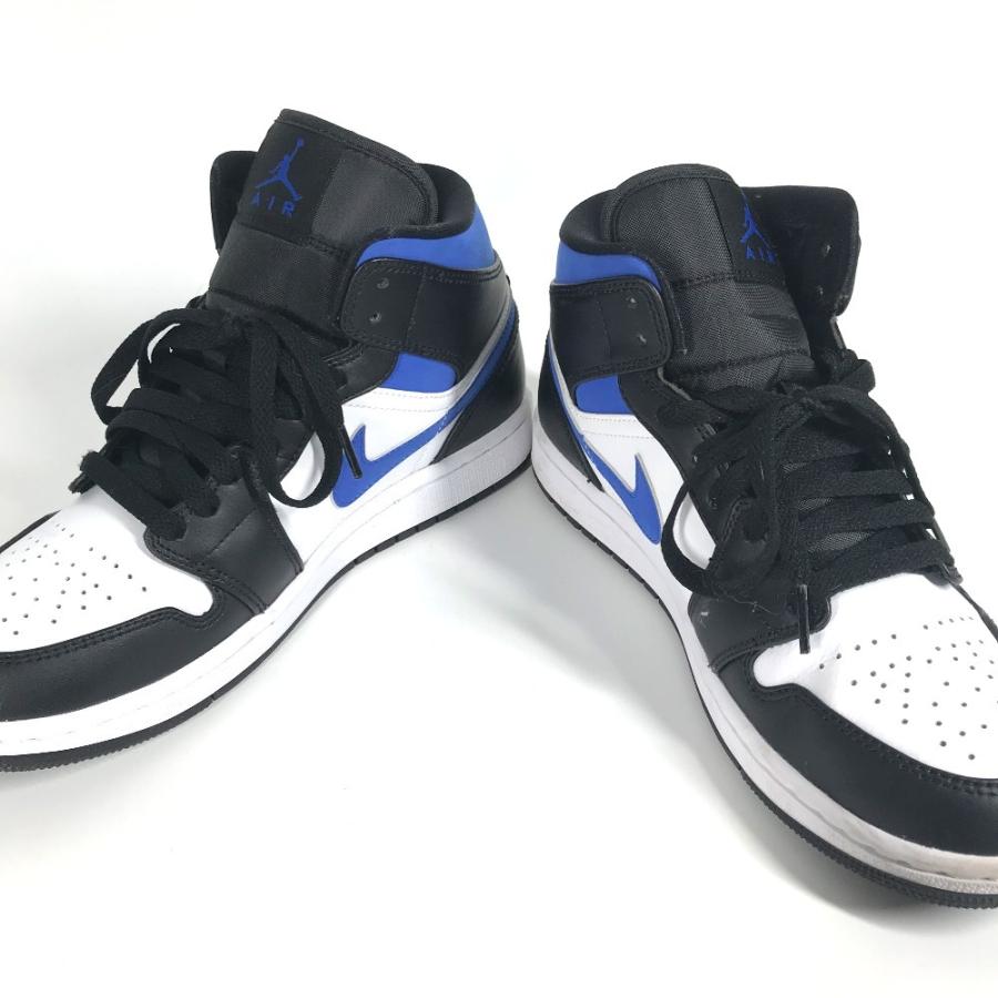 NIKE ナイキ 554724-140 Air Jordan 1 Mid Royal エアジョーダン1 ミッド ロイヤル 靴 シューズ スニーカー ブルー メンズ【中古】 | NIKE | 03