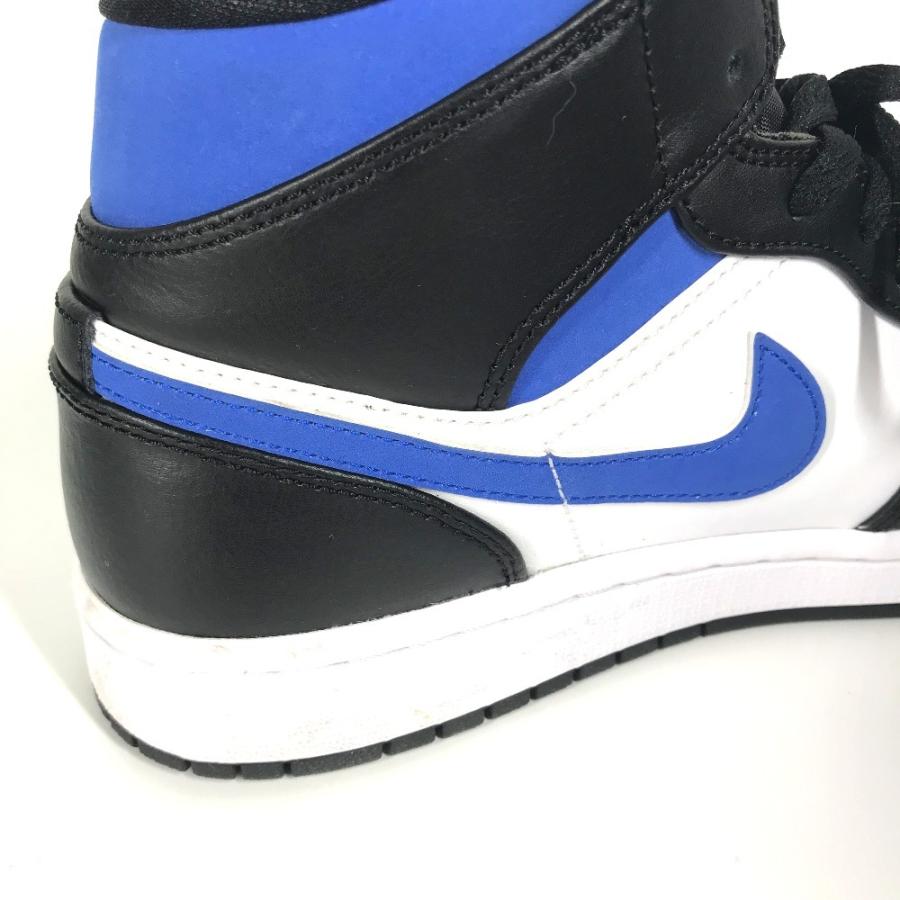 NIKE ナイキ 554724-140 Air Jordan 1 Mid Royal エアジョーダン1 ミッド ロイヤル 靴 シューズ スニーカー ブルー メンズ【中古】 | NIKE | 07