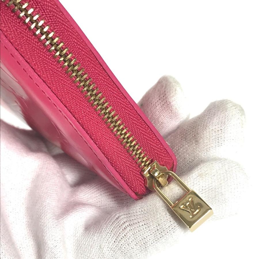 LOUIS VUITTON ルイヴィトン M91238 ブルーム コンパクトウォレット モノグラムヴェルニ 2つ折り財布 フューシャピンク【中古】 | LOUIS VUITTON | 05