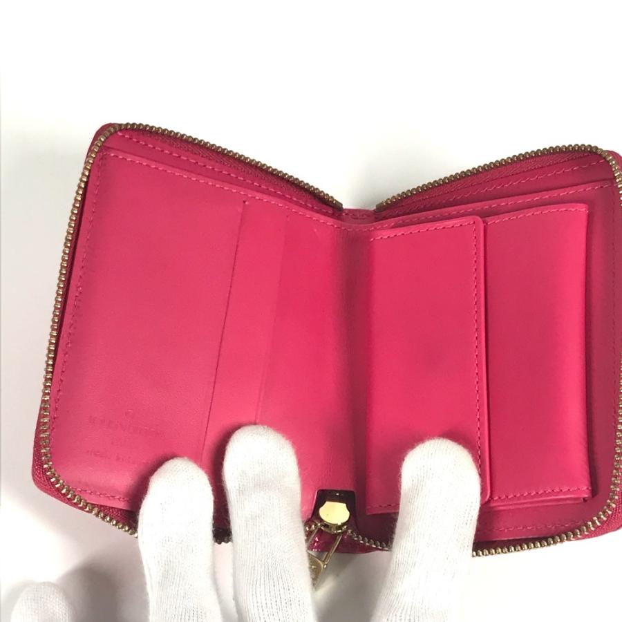 LOUIS VUITTON ルイヴィトン M91238 ブルーム コンパクトウォレット モノグラムヴェルニ 2つ折り財布 フューシャピンク【中古】 | LOUIS VUITTON | 06