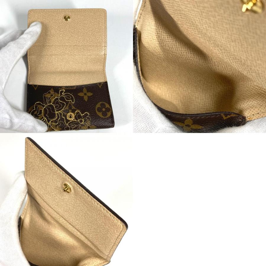 LOUIS VUITTON ルイヴィトン M95391  ラドロー コンパクトウォレット  モノグラムダンテェル 刺繍 2つ折り財布 ブラウン 【中古】 | LOUIS VUITTON | 09