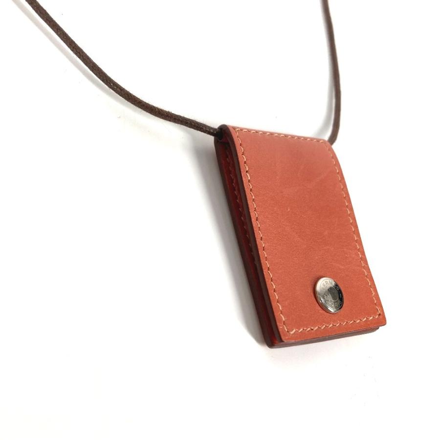 HERMES エルメス フォトケース 写真 ペンダント アクセサリー ネックレス ピンク レディース【中古】 | HERMES | 02