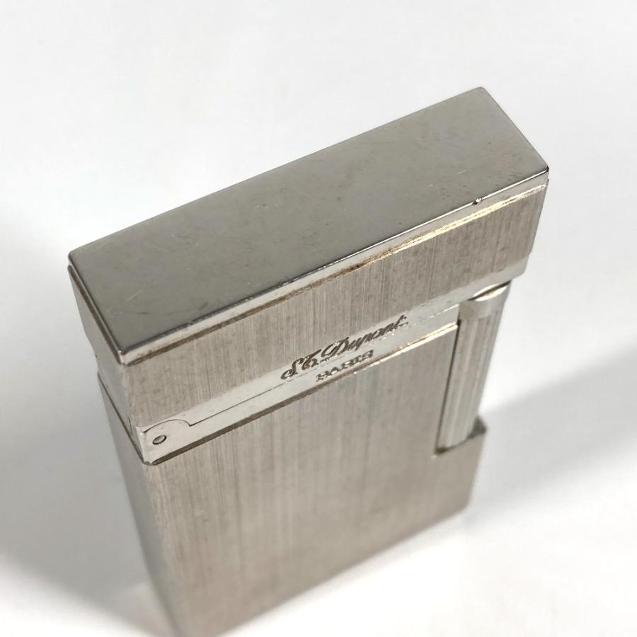 Dupont デュポン ヘアライン ヴァーティカル 喫煙具 ライン2 ライター シルバー ユニセックス【中古】 |  | 01