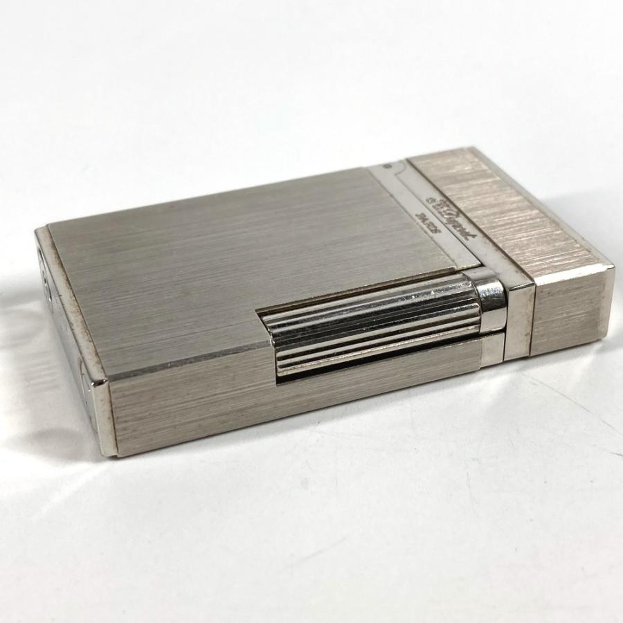 Dupont デュポン ヘアライン ヴァーティカル 喫煙具 ライン2 ライター シルバー ユニセックス【中古】 |  | 04