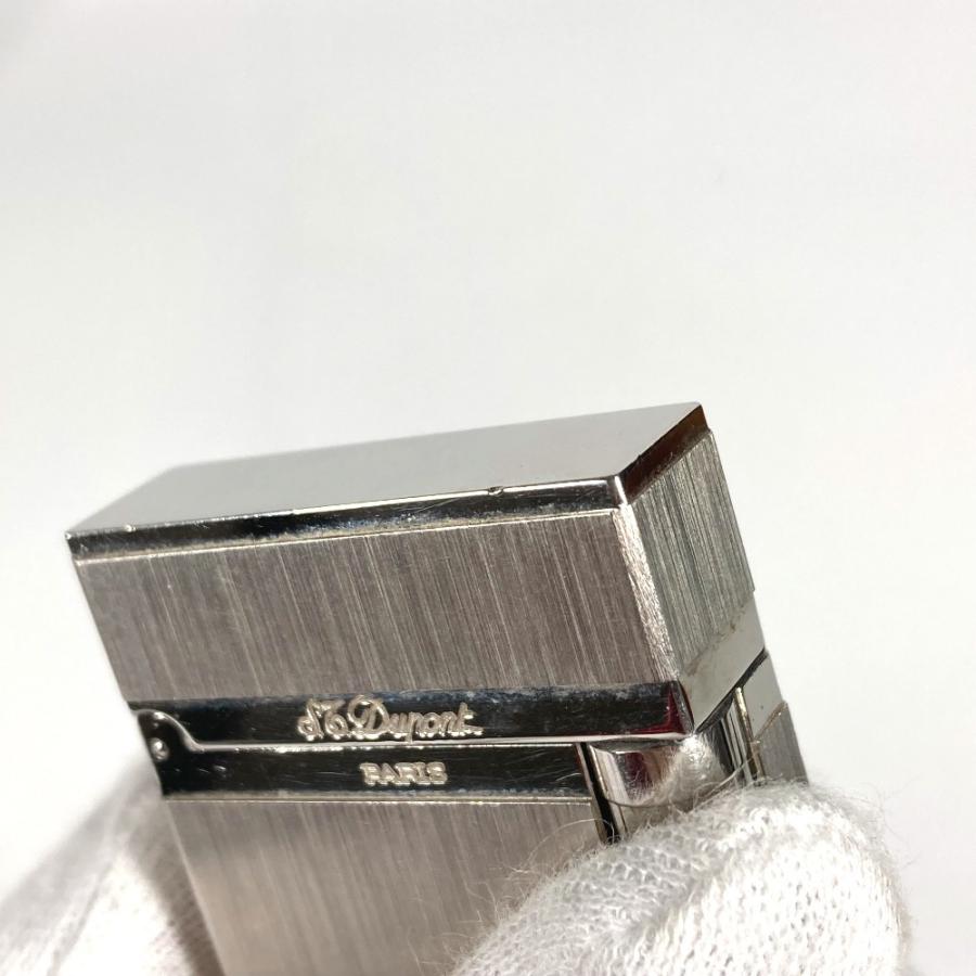 Dupont デュポン ヘアライン ヴァーティカル 喫煙具 ライン2 ライター シルバー ユニセックス【中古】 |  | 06