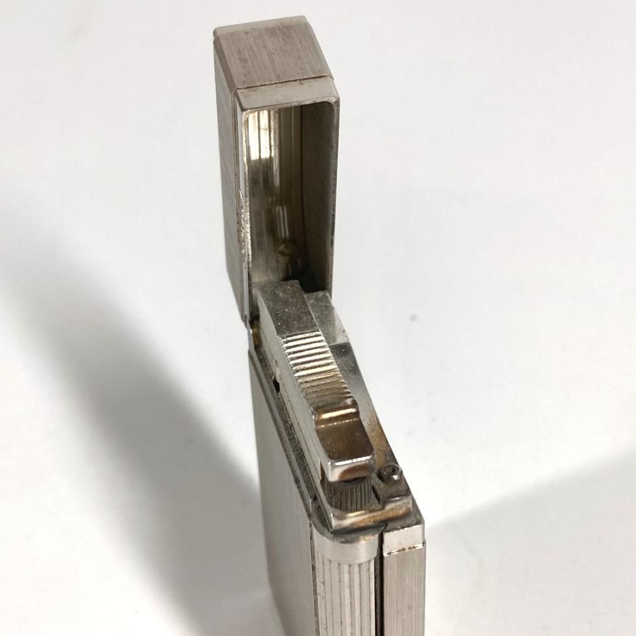 Dupont デュポン ヘアライン ヴァーティカル 喫煙具 ライン2 ライター シルバー ユニセックス【中古】 |  | 08