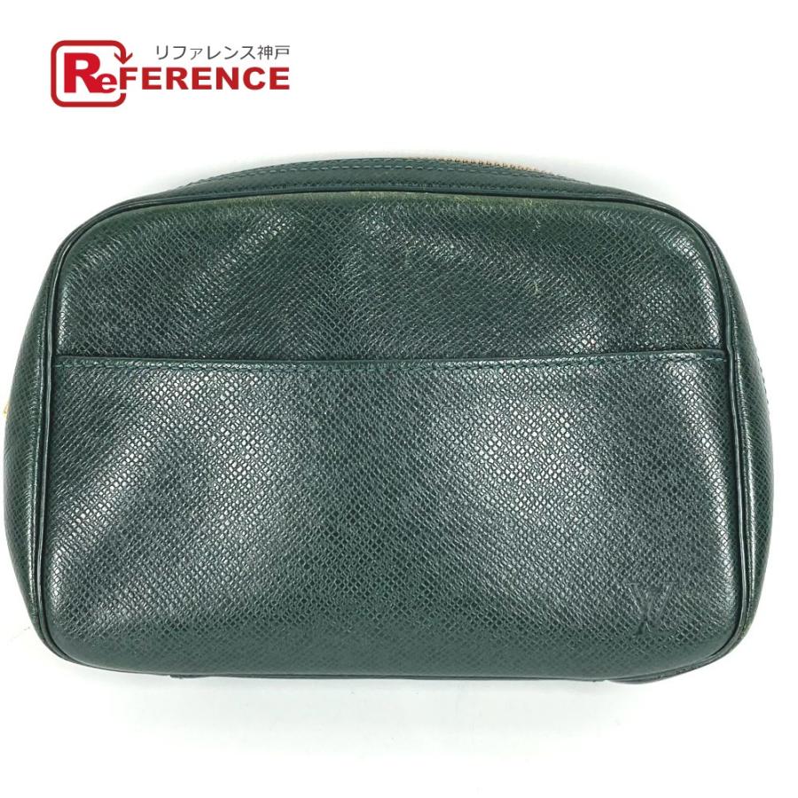 LOUIS VUITTON ルイヴィトン M30304 アクセサリーポーチ メイクポーチ 化粧ポーチ クラッチバッグ タイガ ポーチ エピセア【中古】 | LOUIS VUITTON