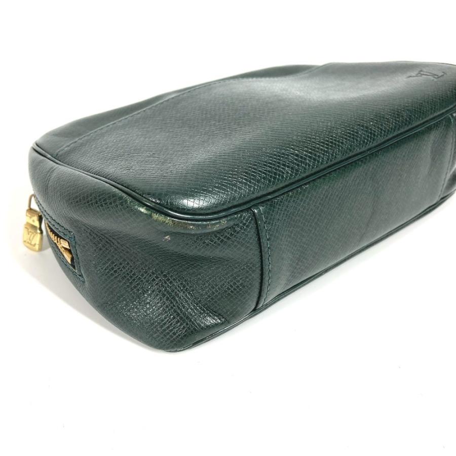 LOUIS VUITTON ルイヴィトン M30304 アクセサリーポーチ メイクポーチ 化粧ポーチ クラッチバッグ タイガ ポーチ エピセア【中古】 | LOUIS VUITTON | 06