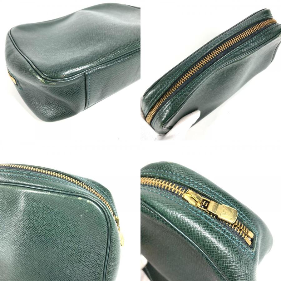 LOUIS VUITTON ルイヴィトン M30304 アクセサリーポーチ メイクポーチ 化粧ポーチ クラッチバッグ タイガ ポーチ エピセア【中古】 | LOUIS VUITTON | 08