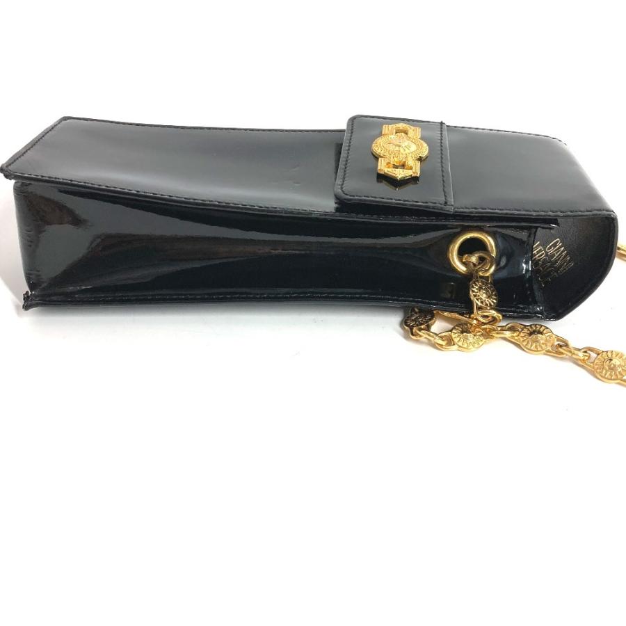 VERSACE ヴェルサーチ サンバースト ロゴ フォンバッグ カバン フラップ チェーンバッグ ヴィンテージ ショルダーバッグ ブラック 【中古】 |  | 03