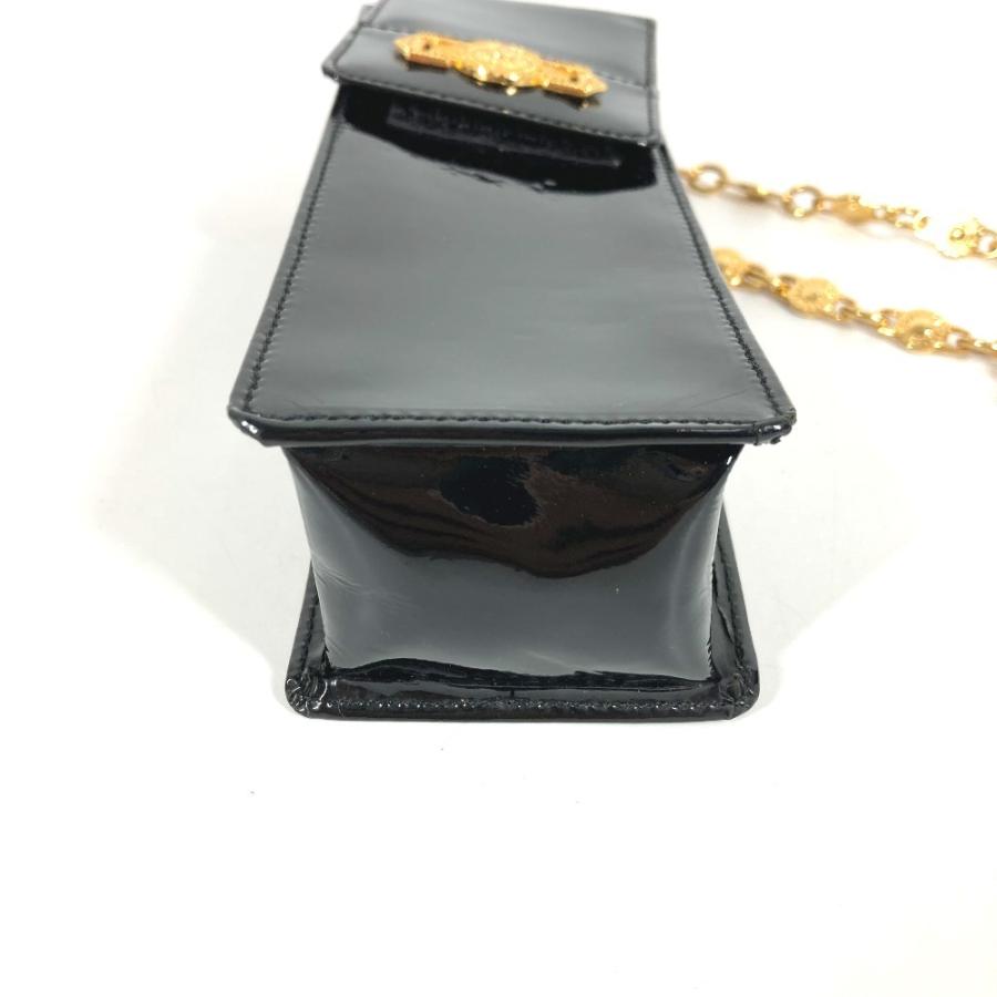 VERSACE ヴェルサーチ サンバースト ロゴ フォンバッグ カバン フラップ チェーンバッグ ヴィンテージ ショルダーバッグ ブラック 【中古】 |  | 04